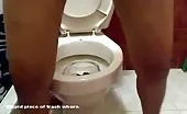 Gipsy girl masturbating with fresh crap