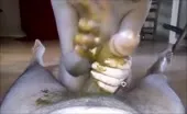 Epic scat blowjob