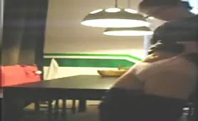 18 year old shitting on a wooden table