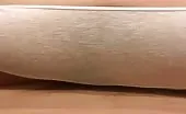 Shitting in grey panties