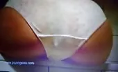 Filled panties with poop