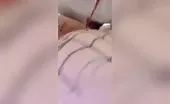 Hot close up of a sexy milf pooping