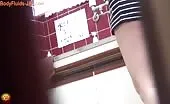 Two Japanese girls pooping