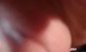 Sexy babe shitting over toilet
