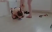 Shitting on slave's face