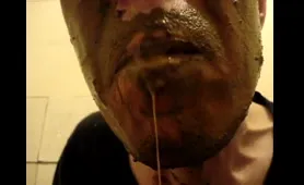 I rub my shit all over my face