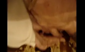 Nude Lady Smears Shit on Floor and Pisses Over It