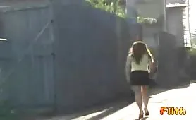 Shitting in four different places