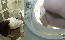 She's pooping in hotel room