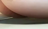 Hairy japanese using public bathroom