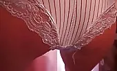 Lots of poop in white panties