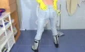 Real mess in blue jeans