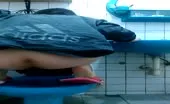 She decides to poop in a sink