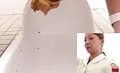 Brown shit from sexy ass