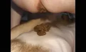 Rough scat fucking with japanese babe