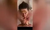 redhead teen gives perfect blowjob