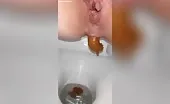 Big turd dropped on bathroom floor
