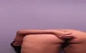 Spreading legs wide opened