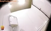 Diarrhea in public toilet