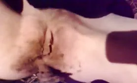 She smears poop on perfect pussy
