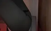 Big turd in black pants
