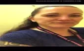 Brown haired beauty pooping