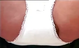 Bondaged teen is forced to shit