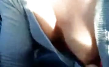 Cute Blonde Sucking Dick in Car