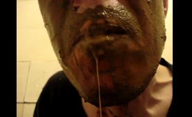 I rub my shit all over my face