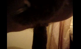 Blonde Smears Her Pussy with a Thick Load Close-Up